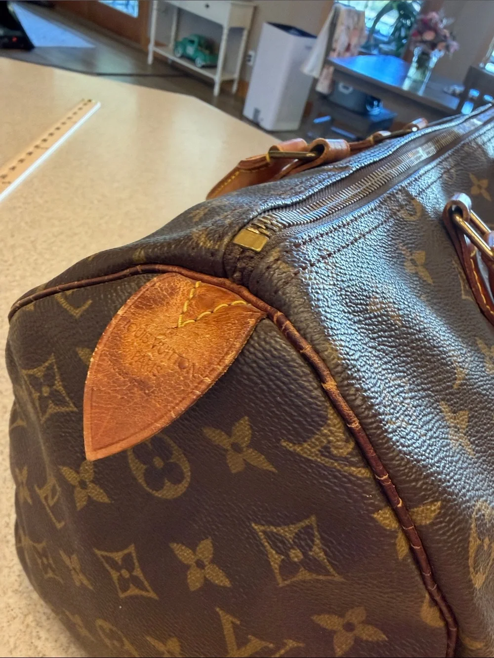 Louis Vuitton Monogram Canvas Speedy 30 Handbag key,lock,dustbag included SP0956